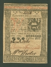 Pennsylvania Colonial, 15 Shillings Oct. 1, 1773, ChCU